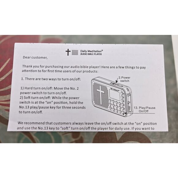 Daily Meditation 1 - NIV Dramatized Audio Bible Player - NIV Electronic Bible - Picture 7 of 8